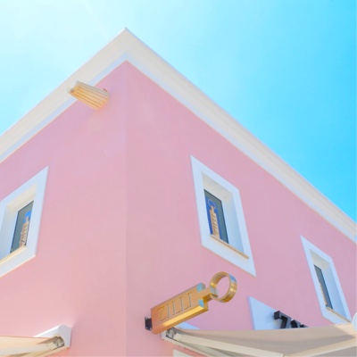 pink building